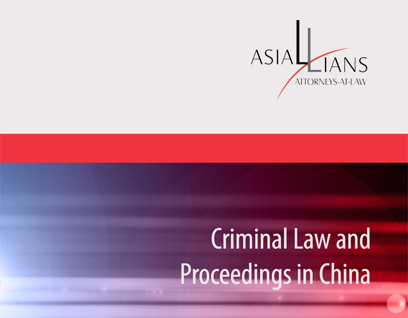 Criminal Law and Proceedings in China - Cercle K2