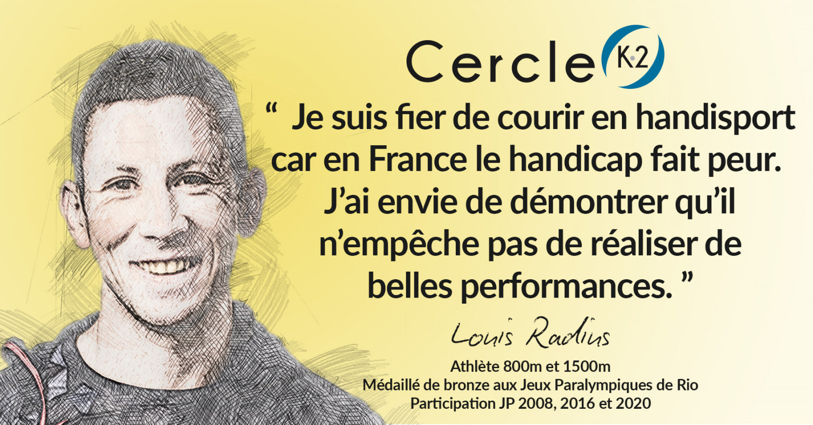 Série JO Paris 2024 -  Entretien avec Louis Radius - Athéltisme - Cercle K2